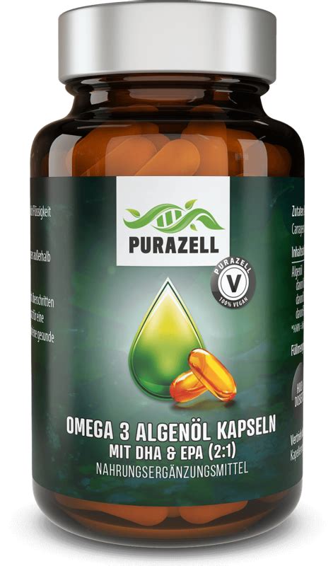 purazell omega 3 algenöl